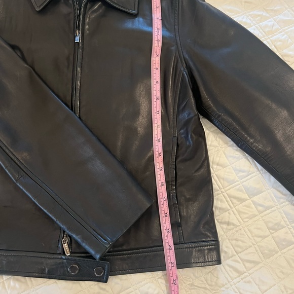Ralph Lauren Sport Lambskin Leather Bomber size 10 - Picture 4 of 14